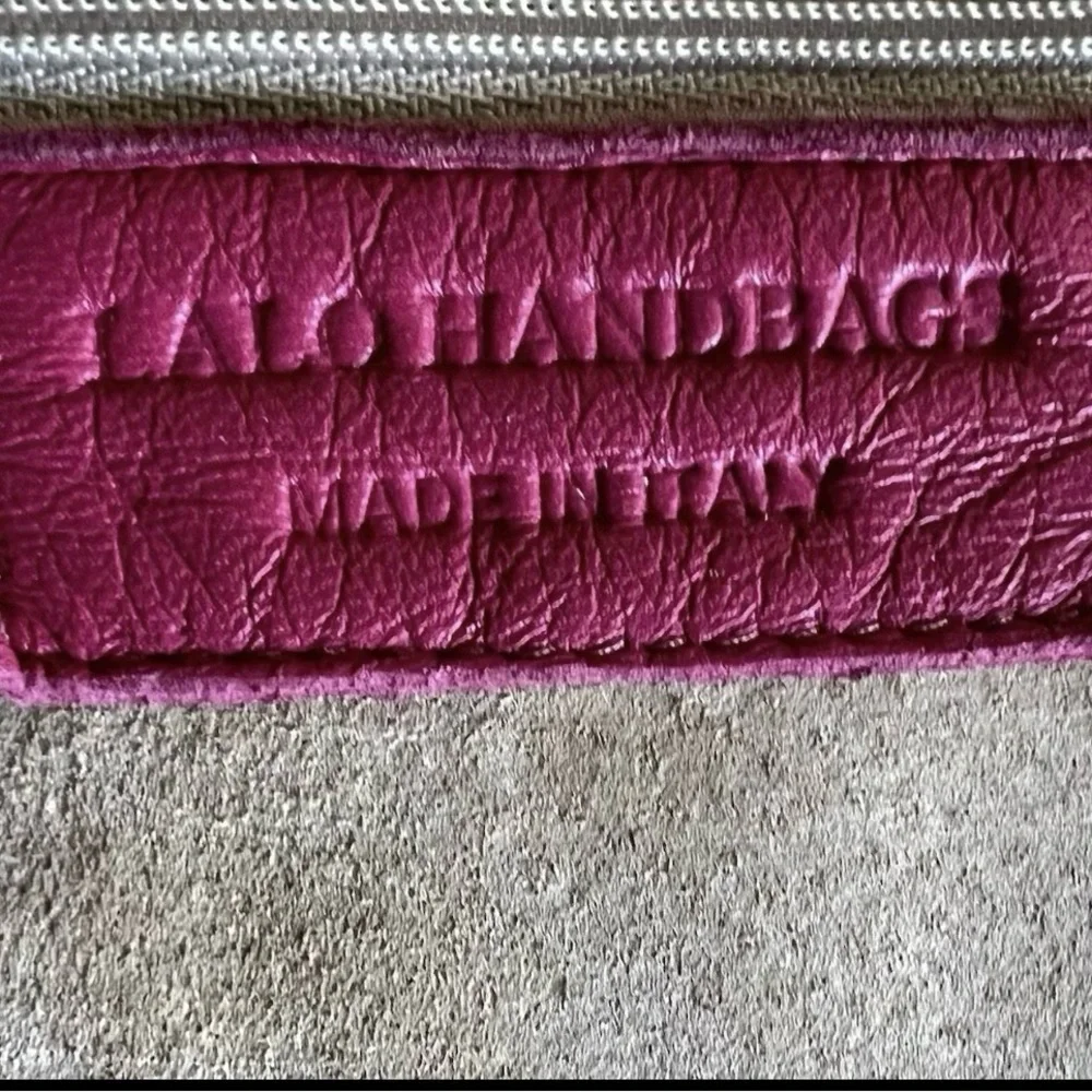 🩷 LALO LARGE Pink HAND Woven NAPA LEATHER HANDBAG / Vintage🩷
